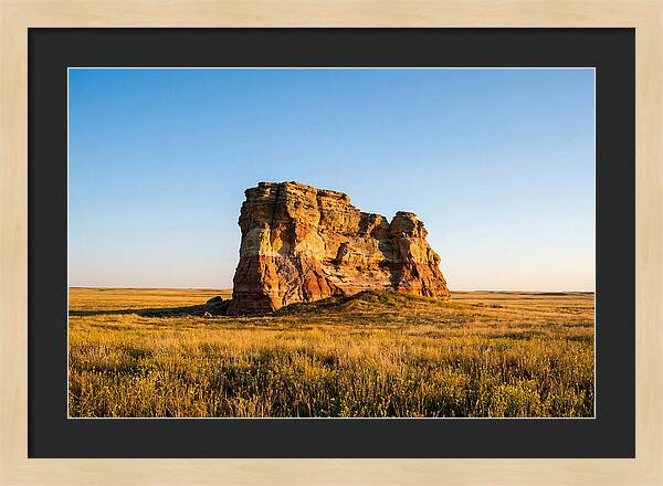 Castle Rock At Sunset
