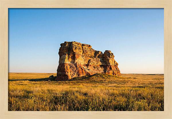 Castle Rock At Sunset