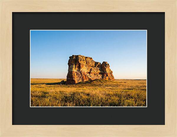 Castle Rock At Sunset
