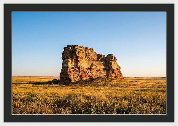 Castle Rock At Sunset