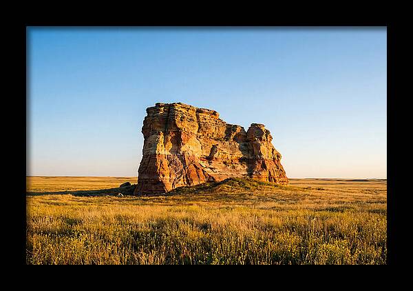 Castle Rock At Sunset