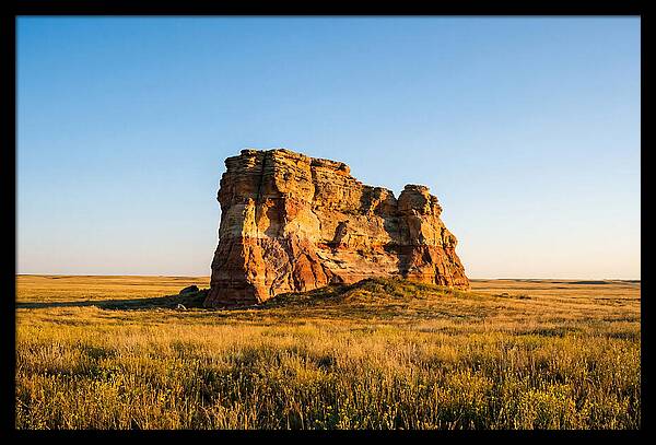 Castle Rock At Sunset