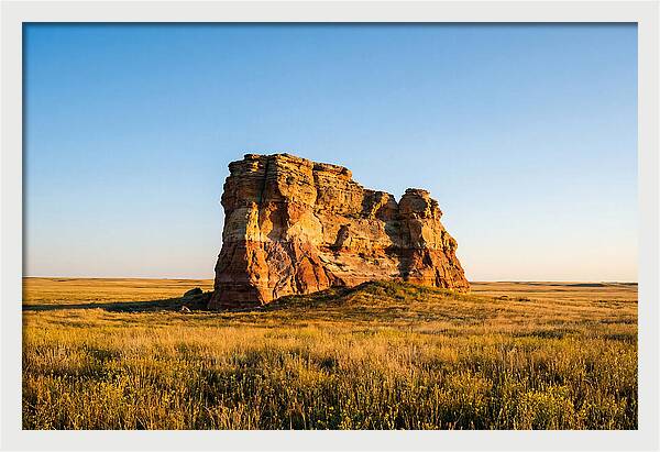 Castle Rock At Sunset