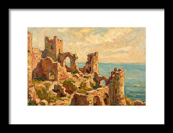 Castle Ruins By The Sea