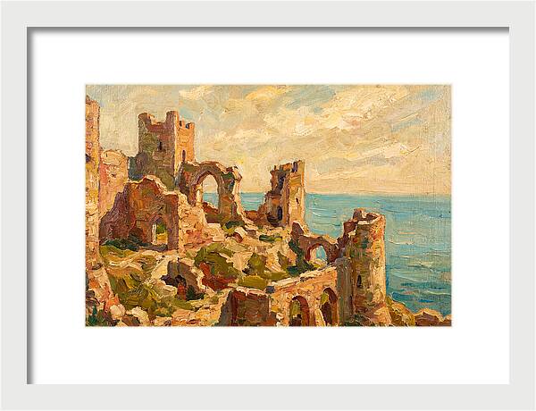Castle Ruins By The Sea