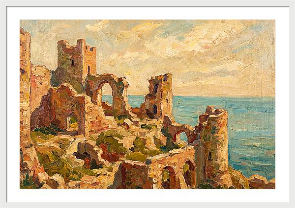 Castle Ruins By The Sea