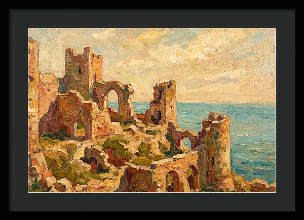 Castle Ruins By The Sea