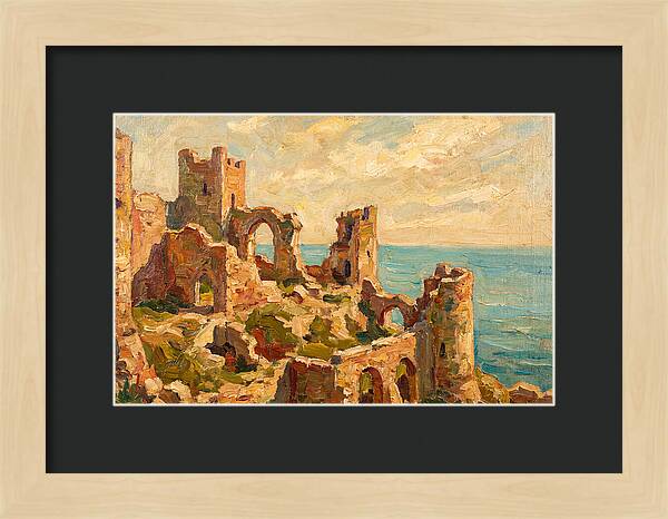 Castle Ruins By The Sea