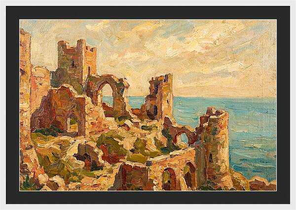 Castle Ruins By The Sea