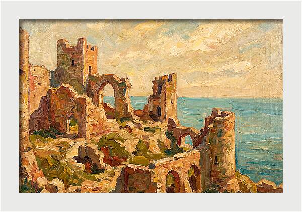 Castle Ruins By The Sea