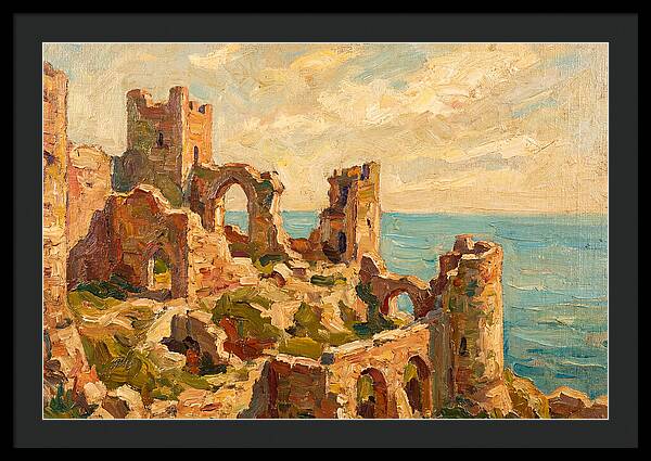 Castle Ruins By The Sea