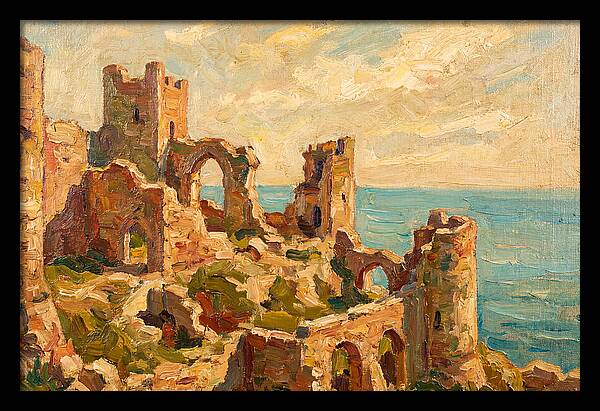 Castle Ruins By The Sea