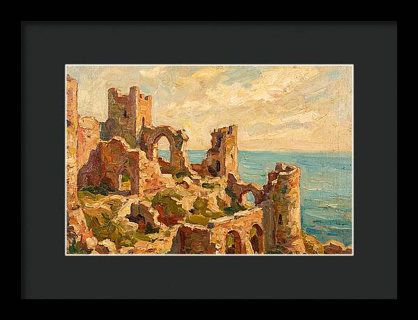 Castle Ruins By The Sea