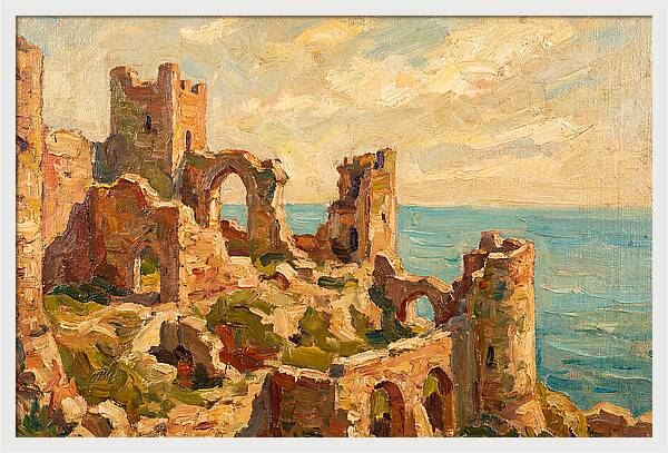 Castle Ruins By The Sea