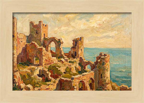 Castle Ruins By The Sea