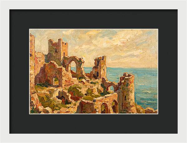 Castle Ruins By The Sea