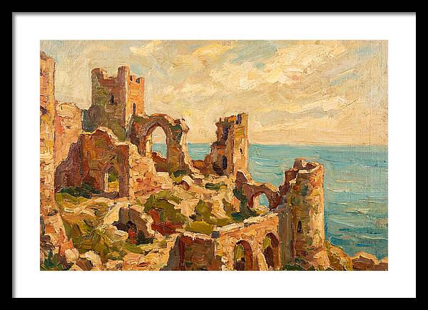 Castle Ruins By The Sea