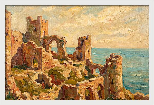 Castle Ruins By The Sea