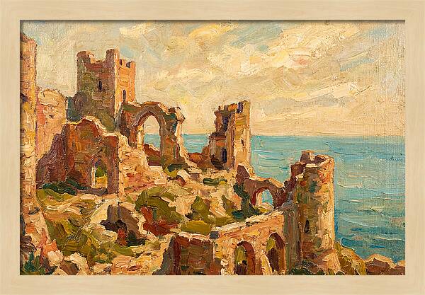 Castle Ruins By The Sea