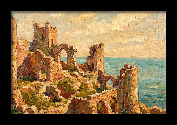 Castle Ruins By The Sea