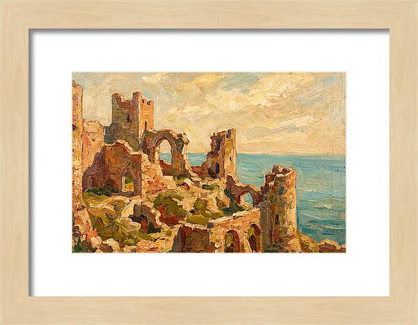 Castle Ruins By The Sea