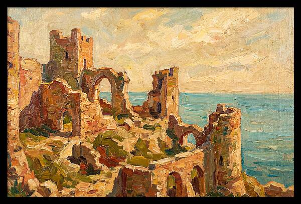 Castle Ruins By The Sea