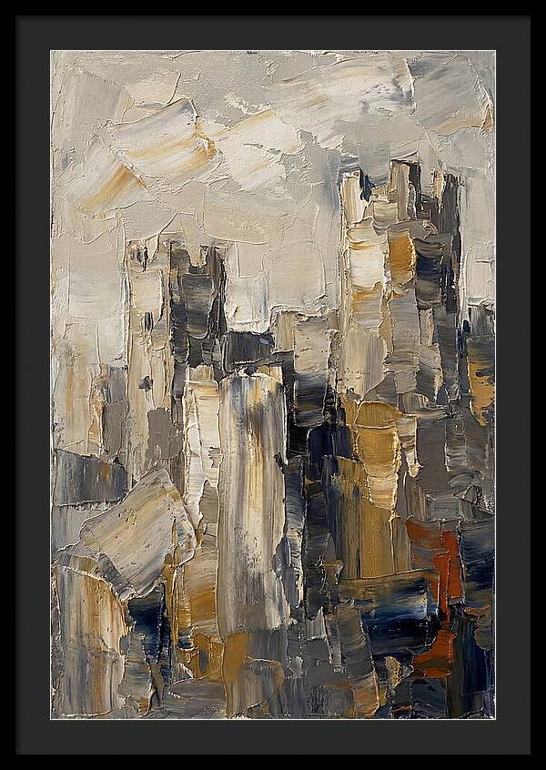 Castle Ruins In Earthy Tones