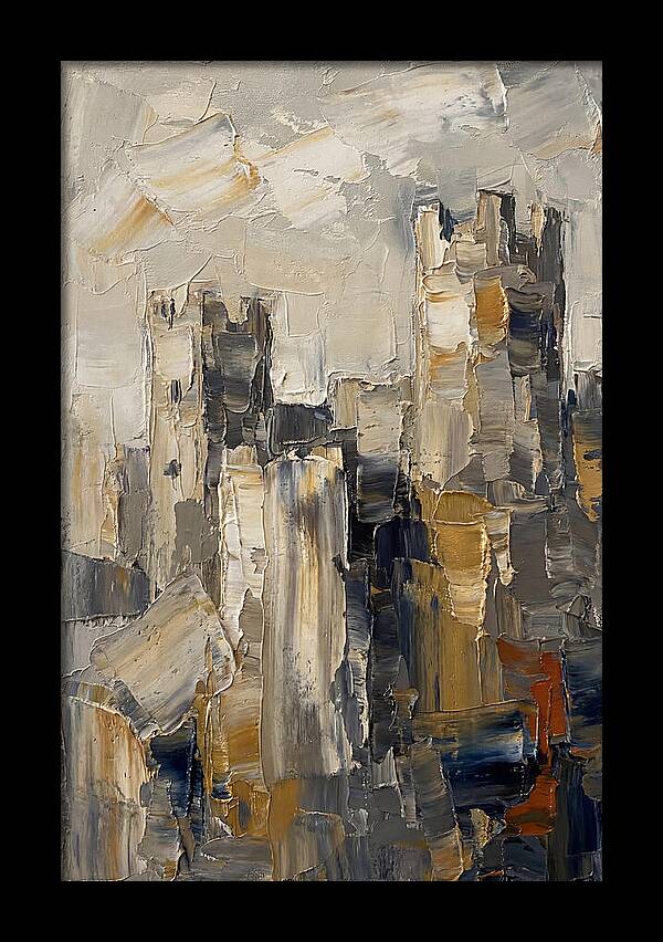 Castle Ruins In Earthy Tones