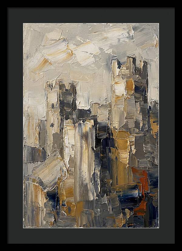 Castle Ruins In Earthy Tones