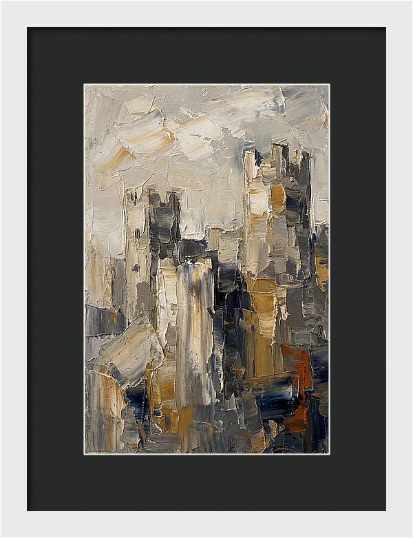 Castle Ruins In Earthy Tones