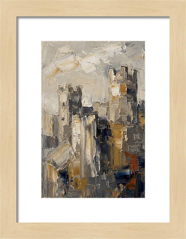 Castle Ruins In Earthy Tones