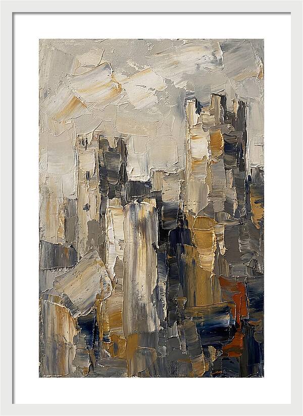 Castle Ruins In Earthy Tones