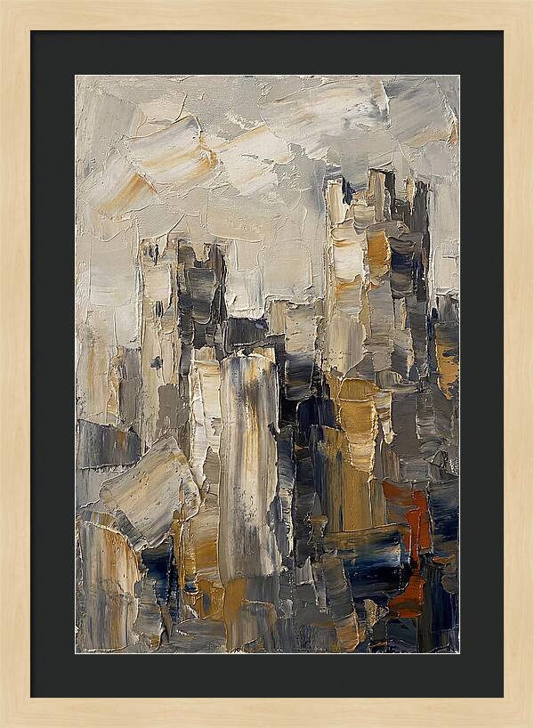 Castle Ruins In Earthy Tones