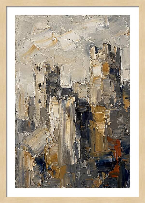 Castle Ruins In Earthy Tones