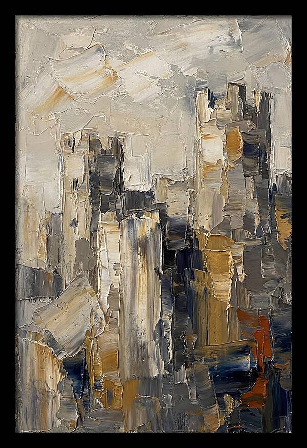 Castle Ruins In Earthy Tones