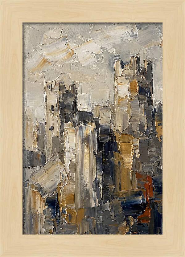 Castle Ruins In Earthy Tones