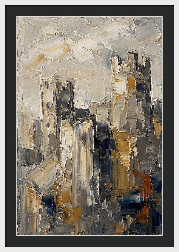 Castle Ruins In Earthy Tones