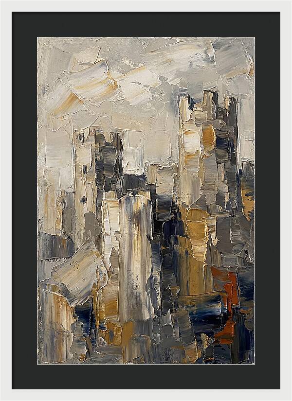 Castle Ruins In Earthy Tones