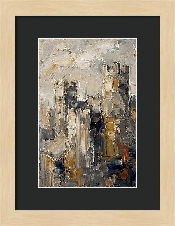Castle Ruins In Earthy Tones