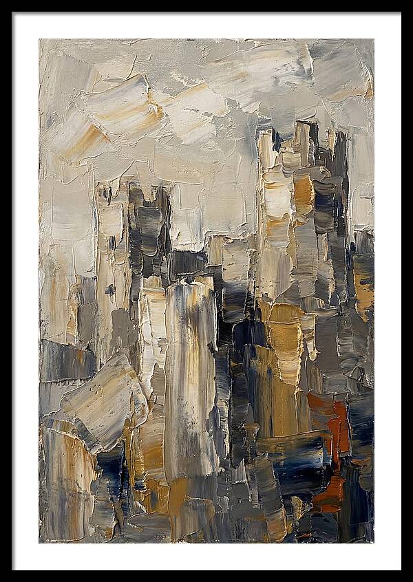 Castle Ruins In Earthy Tones