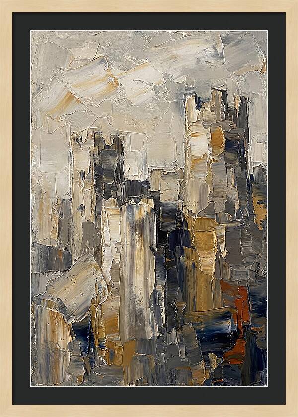 Castle Ruins In Earthy Tones