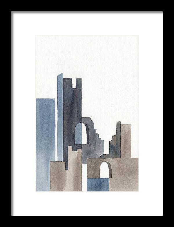Castle Ruins In Watercolor