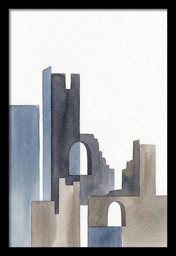 Castle Ruins In Watercolor