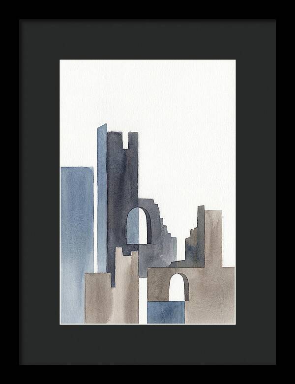 Castle Ruins In Watercolor