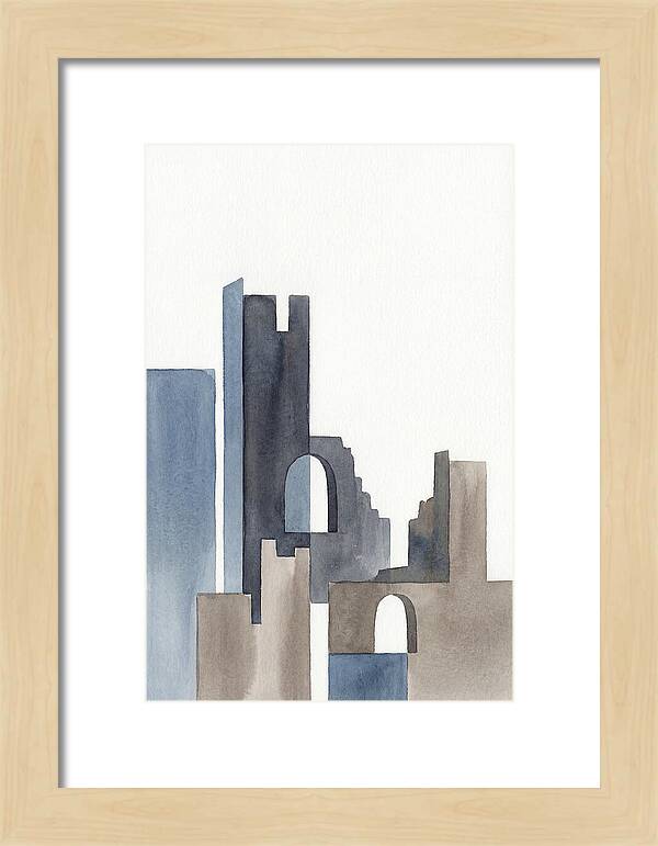 Castle Ruins In Watercolor