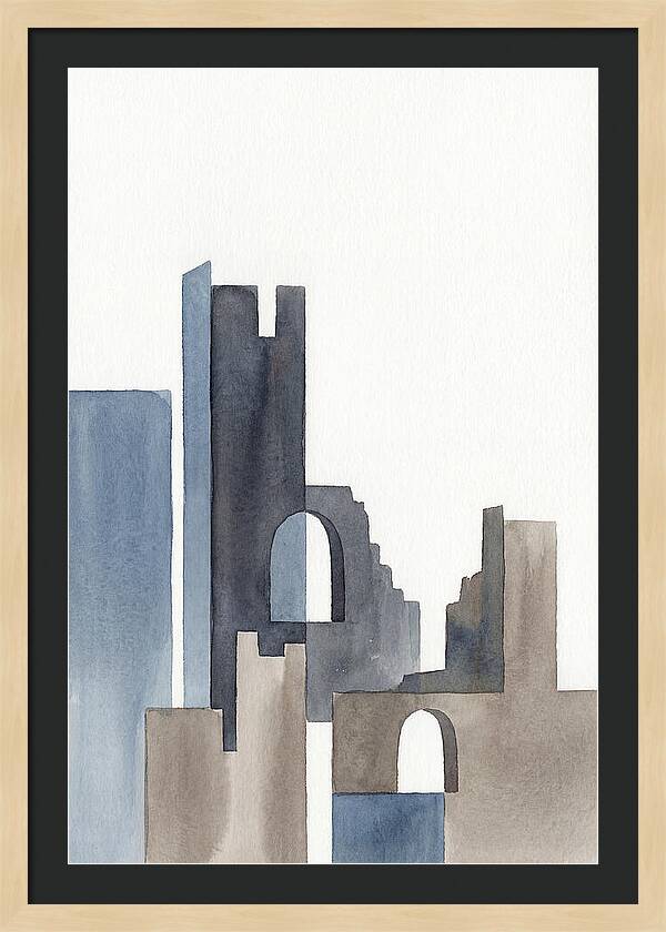 Castle Ruins In Watercolor