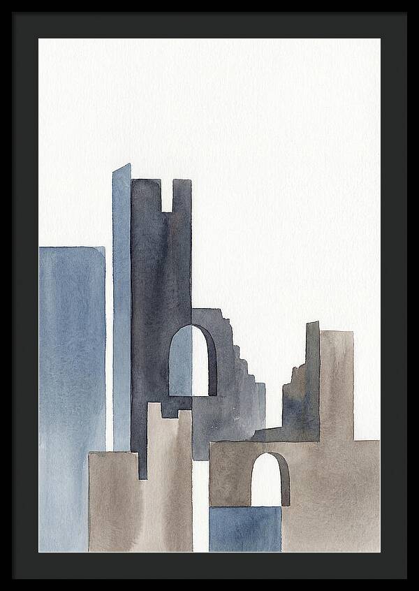 Castle Ruins In Watercolor