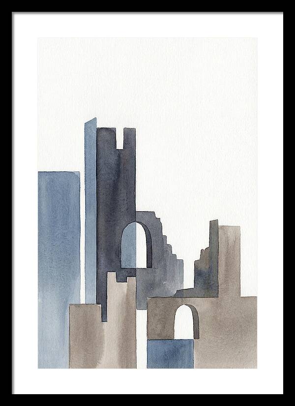 Castle Ruins In Watercolor