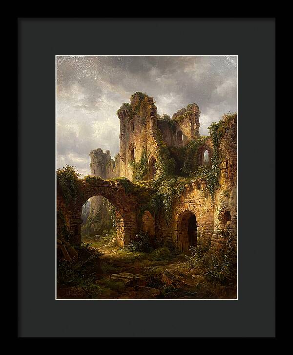 Castle Ruins Overgrown With Nature