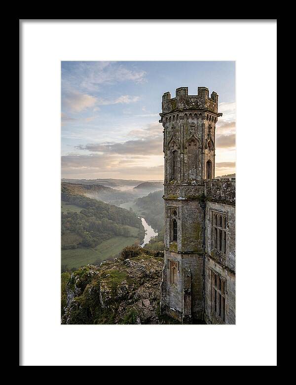 Castle Tower Overlooking Misty Valley